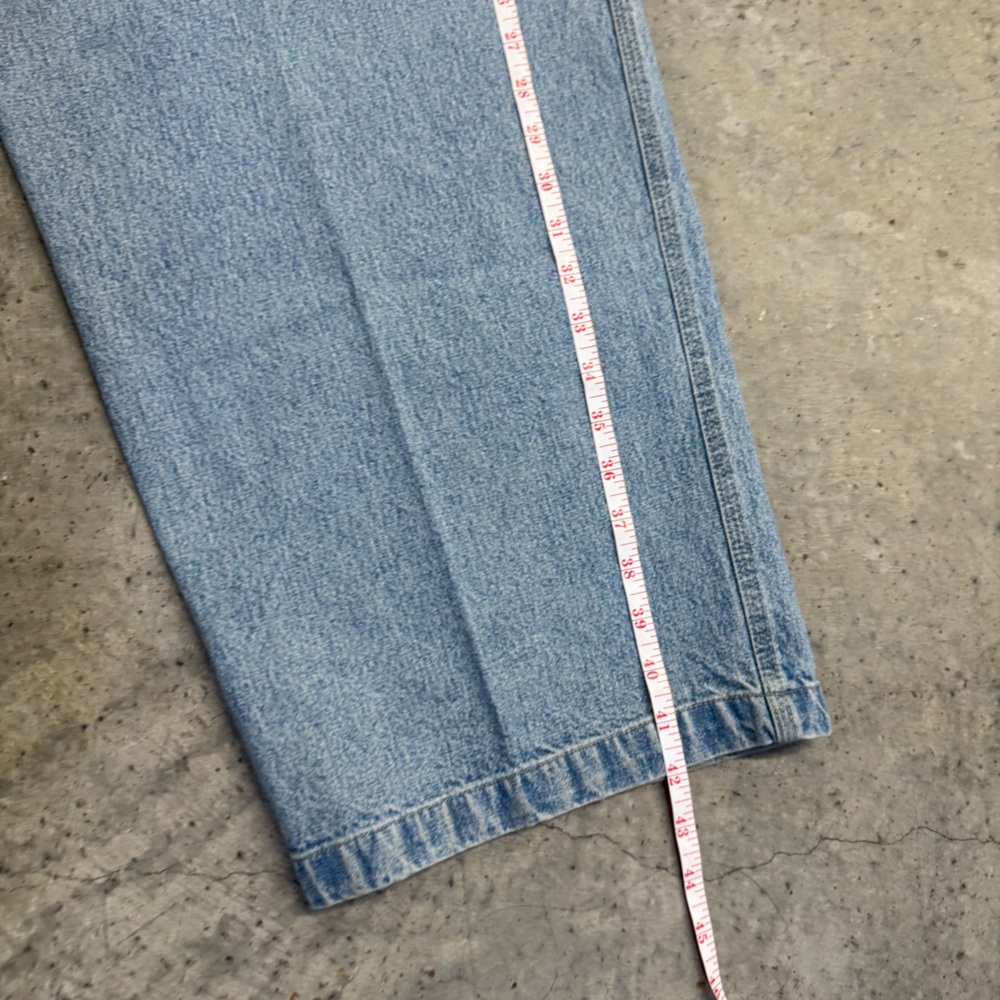 VTG‎ Route 66 Original Clothing Co Men's Blue Denim Jeans Carpenter Cargo Work - Picture 8 of 10